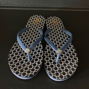 Tory Burch Flip Flops - size 10 womens